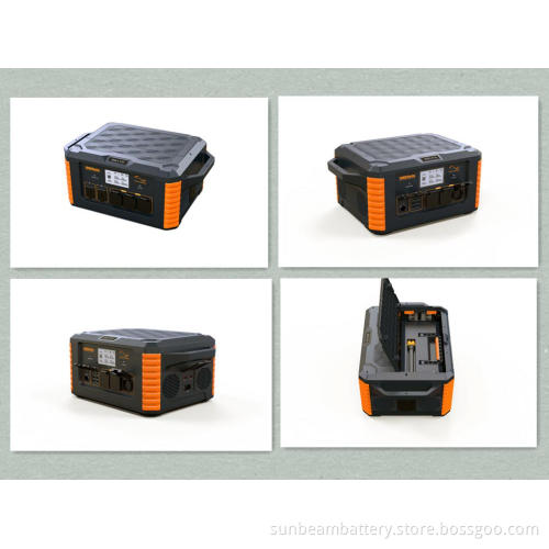 Portable battery box power station